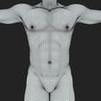 10.png Man Body Base Mesh | T-Pose