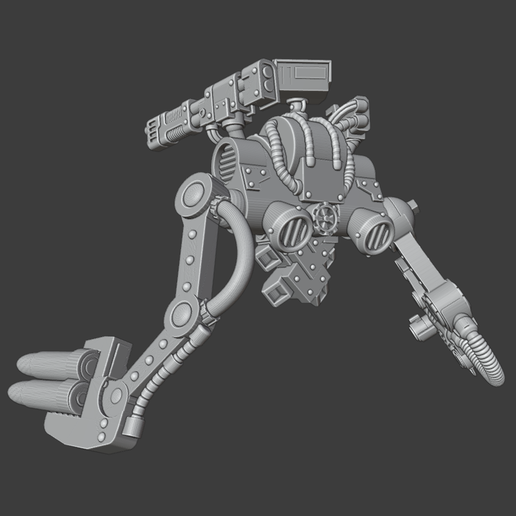 Free STL file Technomancer Backpack・Model to download and 3D print・Cults