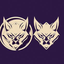 01.jpg STL file cat pendant keychain and relief・3D printer design to download