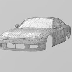Nissan-Silvia-S15.jpg Télécharger fichier OBJ Nissan Silvia S15 1:24 & 1:25 Scale • Design à imprimer en 3D, HowlingHobbies