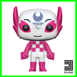 tokyo-2020-00.png Mascote Paraolimpíadas Graxaim Rosa Someity - Japan 2020 Olympics Mascot Funko Pop