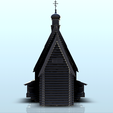 OS Slavic orthodox wooden church with bell tower (4) - Warhammer Age of Sigmar Alkemy Lord of the Rings War of the Rose Warcrow Saga