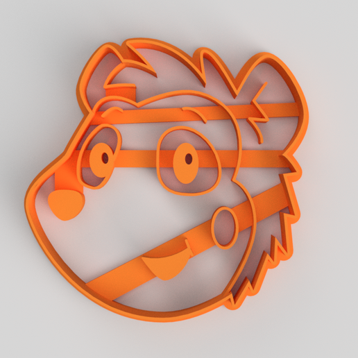 Cookie cutter Bobo dormouse 3D model