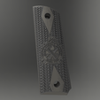 3.png COLT 1911 BASIC GRIPS WITH PATTERN AND SPRINGFIELD LOGO