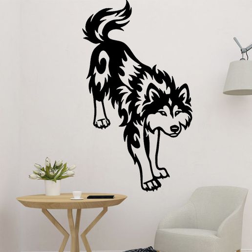 Decorative Wolf Decor - 3D model önizlemesi