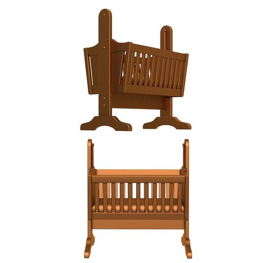 MINIATURE DOLLHOUSE  / Baby Cradle / Cradle stl / Cradle printer