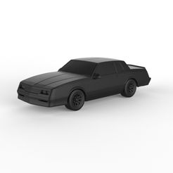 Chevrolet-Monte-Carlo-SS-1986.jpg 3D file Chevrolet Monte Carlo SS 1986 (PRE-SUPPORTED)・Design to download and 3D print