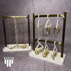 Archivo STL gratuito Soporte para joyas decente T-Stand 👗・Idea de  impresión 3D para descargar・Cults