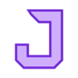 J.stl Letters and Numbers ROBOCOP | Logo