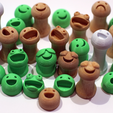 Capture d’écran 2017-12-18 à 12.10.01.png Free STL file Friends on Facehook - Fridge magnets / hooks / hangers・3D printable design to download
