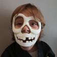 MASK-03.jpg Fichier STL Masque de crâne amusant pour Halloween・Objet pour impression 3D à télécharger