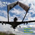 #STAND Tr UKRAINE _, a 3D HD model Bayraktar TB2