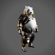 panda4.png Panda skin Fortnite charactere Model 3D