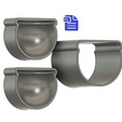 STL00285-2.png 3pc Cauldron Bath Bomb Press Mold