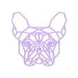frenchbulldog.stl Fichier STL Bouledogue français art 2D・Design à télécharger et à imprimer en 3D