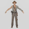 Renders0020.png Indiana Jones Temple Explorer Textured Rigged