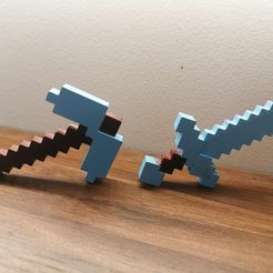 IMG_20230425_110253.jpg Minecraft sword and pickaxe mini