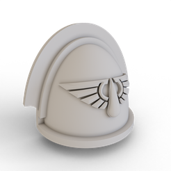 Assault-Intercessor-Pad-Blood-Angels-Standard-0000.png STL file Primaris Assault Intercessor Pads (Blood Angels v1)・3D printer model to download