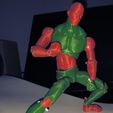 Me Da A — Strong Man Action Figure - full articulated system