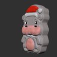 406496847_688233783100984_882334066780518960_n.jpg I want a hippopotamus For Christmas  STL FILE FOR 3D PRINTING - LASER CNC ROUTER - 3D PRINTABLE MODEL STL MODEL STL DOWNLOAD BATH BOMB/SOAP