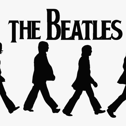 STL file The Beatles mural・3D print design to download・Cults