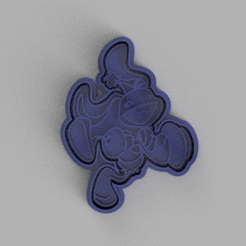 COnejo-v1-frente.png STL file Bunzo Bunny Cockie Cutter・3D print object to download