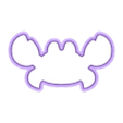 crab 4.5in.stl 4  sizes - Crab Ocean Beach Theme Cookie Cutter - Sharp, clean cutting edges!