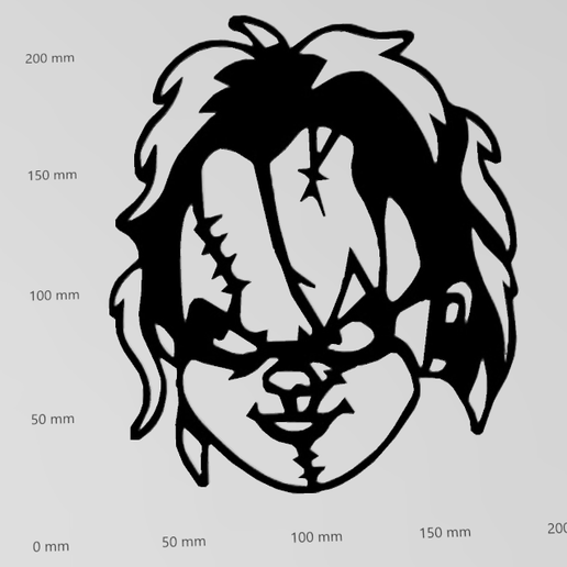 chucky tattoo stencils