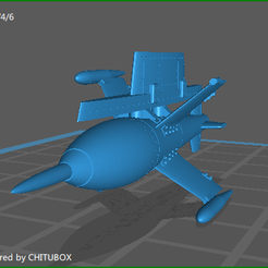 1_40_X4_Chitubox.png Free STL file 1/40 Scale X-4 Ruhrstahl Air to Air Missile・3D printer model to download