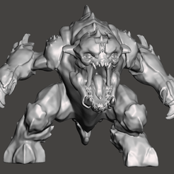 1.png PINKY - DOOM ETERNAL - STL for 3D printing HIGH POLY
