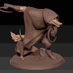 Asset-2.png Archivo STL Death Wolf - Puss in Boots- Lobo- Gato con Botas・Modelo para descargar y imprimir en 3D