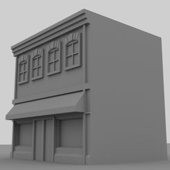 edificio1-3.jpg STL file U.S. Showcase Store・3D printing design to download