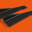 2.png Universal 50CM Length Car Side Splitter For Audi BMW E90 For VW Golf 5 6