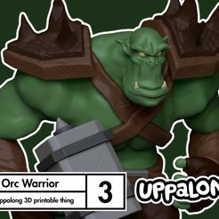 478289522042d4cc43fb7fa17e336dab_display_large.jpg Free OBJ file Orc with Hammer or Great Axe・3D printer design to download