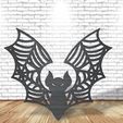 bat.jpg Bat : HAlloween : STL, STP, SVG, OBJ