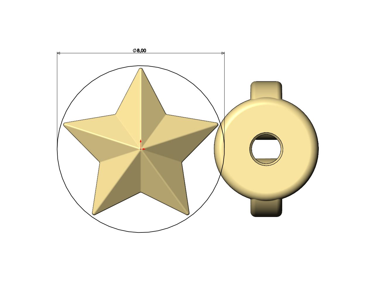 Star-Stud-earring-07.jpg Archivo STL Modelo de impresión en 3D de un pendiente de estrella facetada・Diseño para descargar y imprimir en 3D, RachidSW