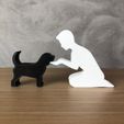 IMG-20240322-WA0130.jpg Boy and his Beagle for 3D printer or laser cut