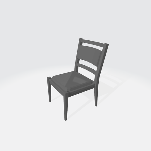🪑 Chair 7 miniature - 3d model・Free STL File for 3D printing・Cults