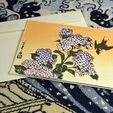 _DSC1439.jpg Printastique! Greeting Card Printing Set - Hokusai's Hydrangea and Sparrow