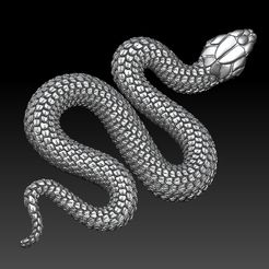 456546546.jpg STL file snake・3D printable model to download