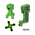 AXURA_STUDIO_MINECRAFT_CASHBOX-3.png Creeper Cashbox / Alcancía de Creeper - Minecraft Edition 🧨💰