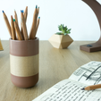 Capture_d_e_cran_2016-05-24_a__14.24.19.png Free STL file Pen & Pencil Holder・3D printable model to download