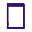 screen-cover.stl Gitarren-Stimmgerät PyPortal