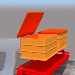 t004.jpg Free STL file Box for Toyota Hilux Arctic Truck・3D printable model to download