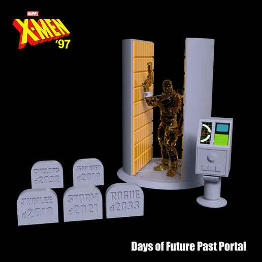 BISHOP - XMen Portal - Days of Future Past - 3D model önizlemesi