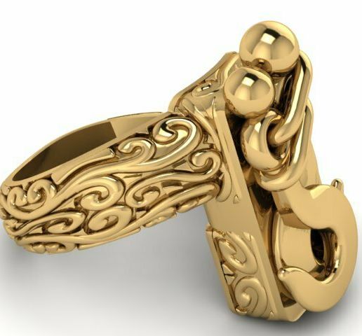 ️‍🔥 love huck couple ring 3d printable model・ STL File for ・Cults