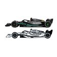 W14.jpg Mercedes Petronas W14 F1 23 silhouette