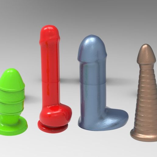 DILDO PACK MASTER DOMINATION 3D model