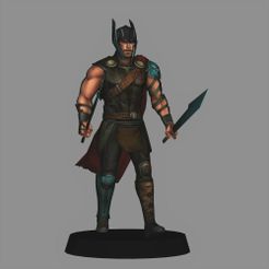 STL file Thor God of War Ragnarok 3D print model 🌩️・3D print