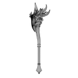 Wireframe.095.png Crescent Horn Warstaff